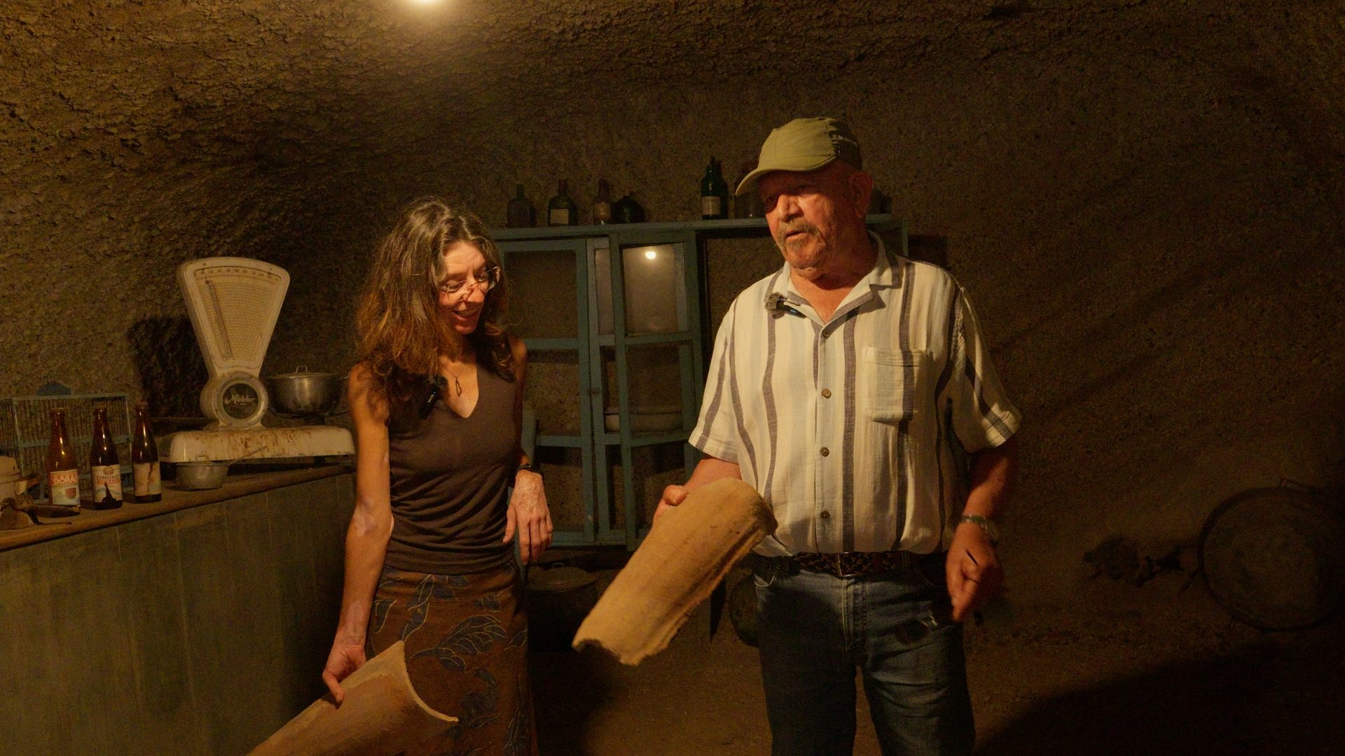 Inside a traditional cave house of Icor